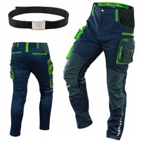 NEO TOOLS Spodnie Robocze Męskie PREMIUM z Paskiem Wzmocnienia Cordura