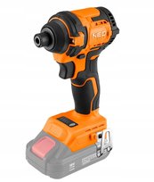 NEO TOOLS, Zakrętarka udarowa bezszczotkowa 18V, 300Nm, hex 1/4”, compact, Energy+, bez akumulatora, 04-612