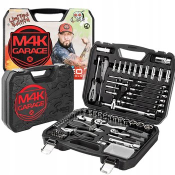 NEO TOOLS, Zestaw narzędzi M4K Garage, 90 elementów, 10-100 - GTX Poland