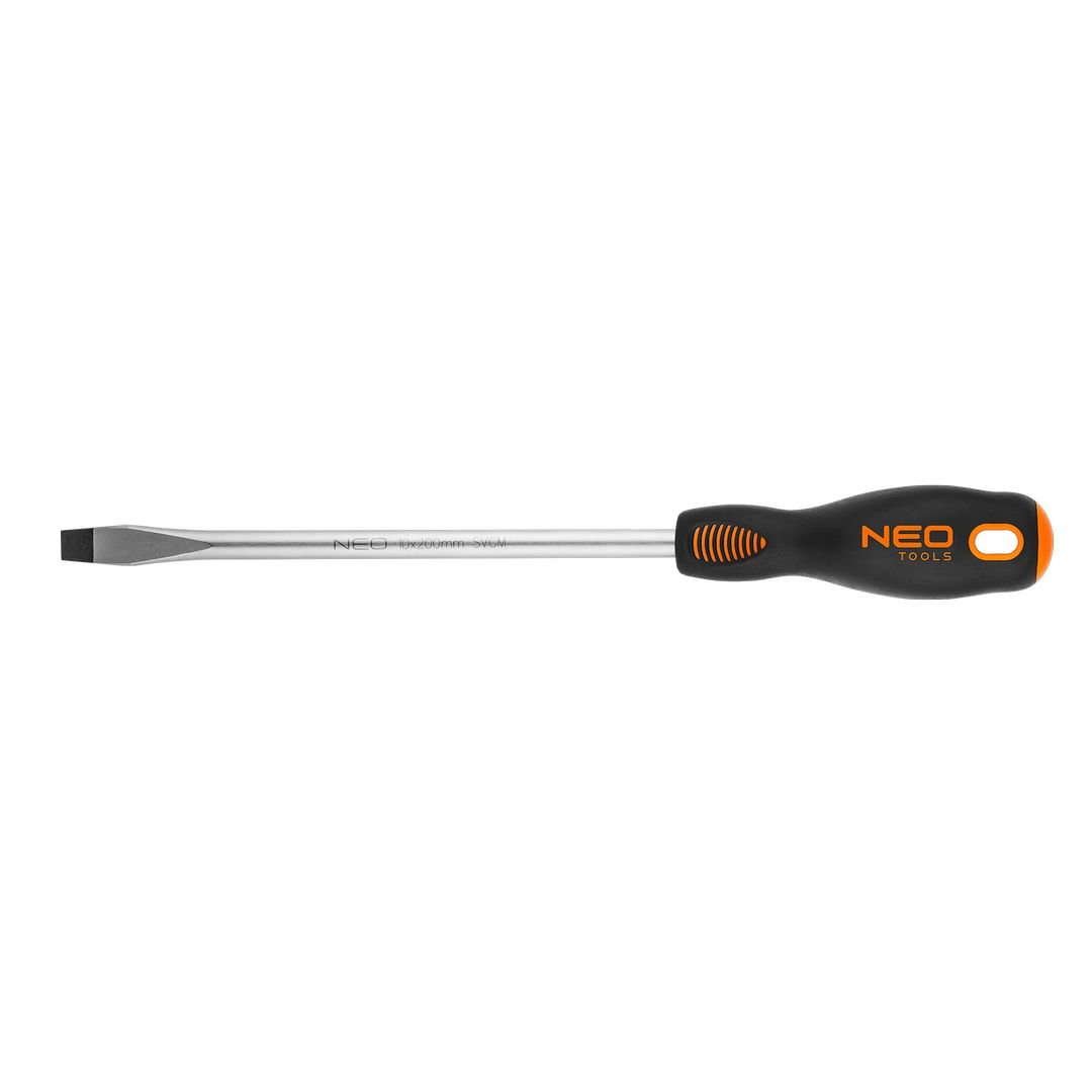 NEO TOOLS, Wkrętak płaski 10.0 x 200 mm, S2, 04-004