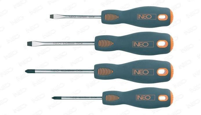 NEO TOOLS, Wkrętaki, zestaw 4 szt., 04-204