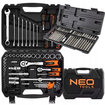 NEO Zestaw Kluczy Nasadowych 100 el 1/2 1/4 + Zestaw Bitów Końcówek 40 el. - Inny producent
