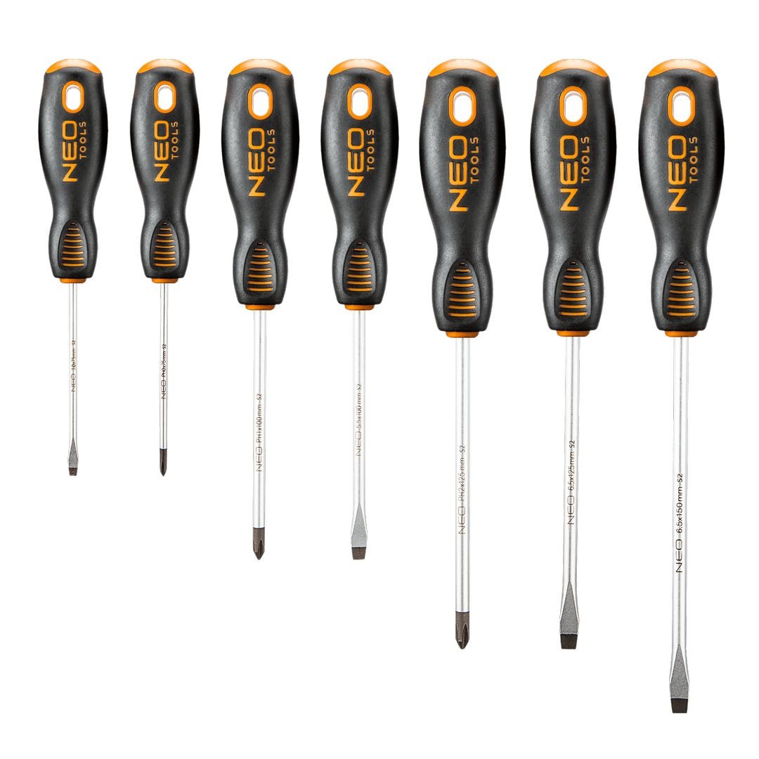 NEO TOOLS, Zestaw wkrętaków, 7 szt., 04-206