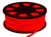 NEON FLEX LED 230V CZERWONY JEDNOSTRONNY MOCNY WODOODPORNY LED