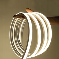 Neon Led Flex 180 Stopni Neutralny 2835 10W P����okr��g��y 17x16mm Ci��ty 20cm
