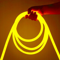 Neon Led Flex 360 Wąż Świetlny LED Okrągły Cięty co 10cm Zewnętrzny 230V