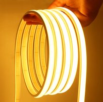 Neon Led Smd 2835 230V 10W Biały Ciepły Cięty Co 10cm Wodoodporny