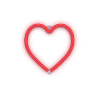 Neon LED w kształcie SERCA, kolor czerwony, baterie+ USB, Forever Light, FLNEO7