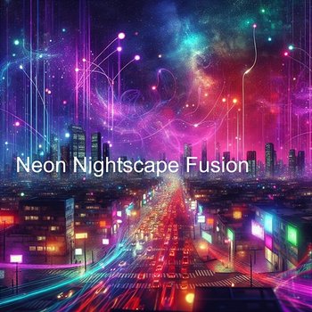 Neon Nightscape Fusion - Frank Anthony Smith
