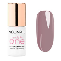 NEONAIL 3w1 Lakier Hybrydowy RIO: ONE MAUVE 08 szybkie mani pedi 7,2 ml NEONAIL