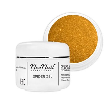 NEONAIL Żel do Zdobień SPIDER GEL GOLD 5 ml - NEONAIL