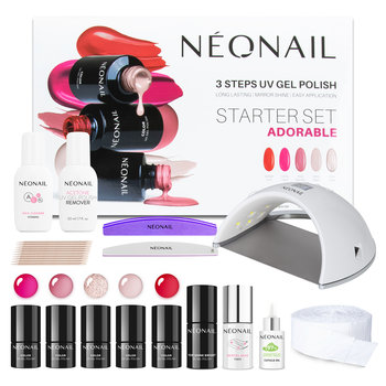 NEONAIL Zestaw do manicure hybrydowego ADORABLE STARTER SET - NEONAIL