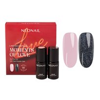 NEONAIL Zestaw do paznokci MOMENTS OF LOVE 2x 7,2 ml UV Gel Polish Set NEONAIL
