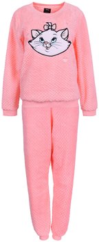 Neonowo-pomarańczowa, ciepła piżama z kotką Marie S - REVIKAM