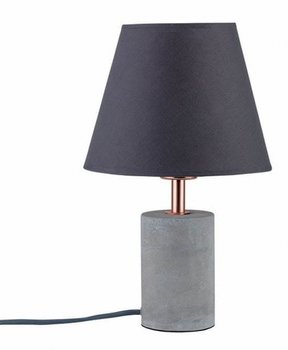 Neordic Tem Lampa stołowa max. 1x20W E27 230V Szary/Miedziany Tkanina/Beton/Metal - PAULMANN