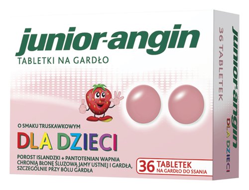 Фото - Вітаміни й мінерали Suplement diety, Nepentes, Junior-Angin Na Gardło, 36 tabletek