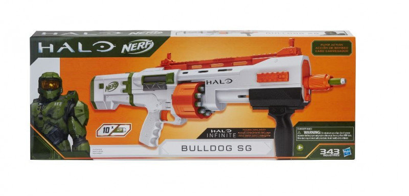 Zdjęcia - Broń zabawkowa Hasbro NERF, Halo Bulldog, SG, Blaster, wyrzutnia 