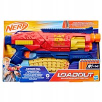 Nerf Loadout Shadowspeed Recon Wyrzutnia Blaster 14 strzałek N1 G1759