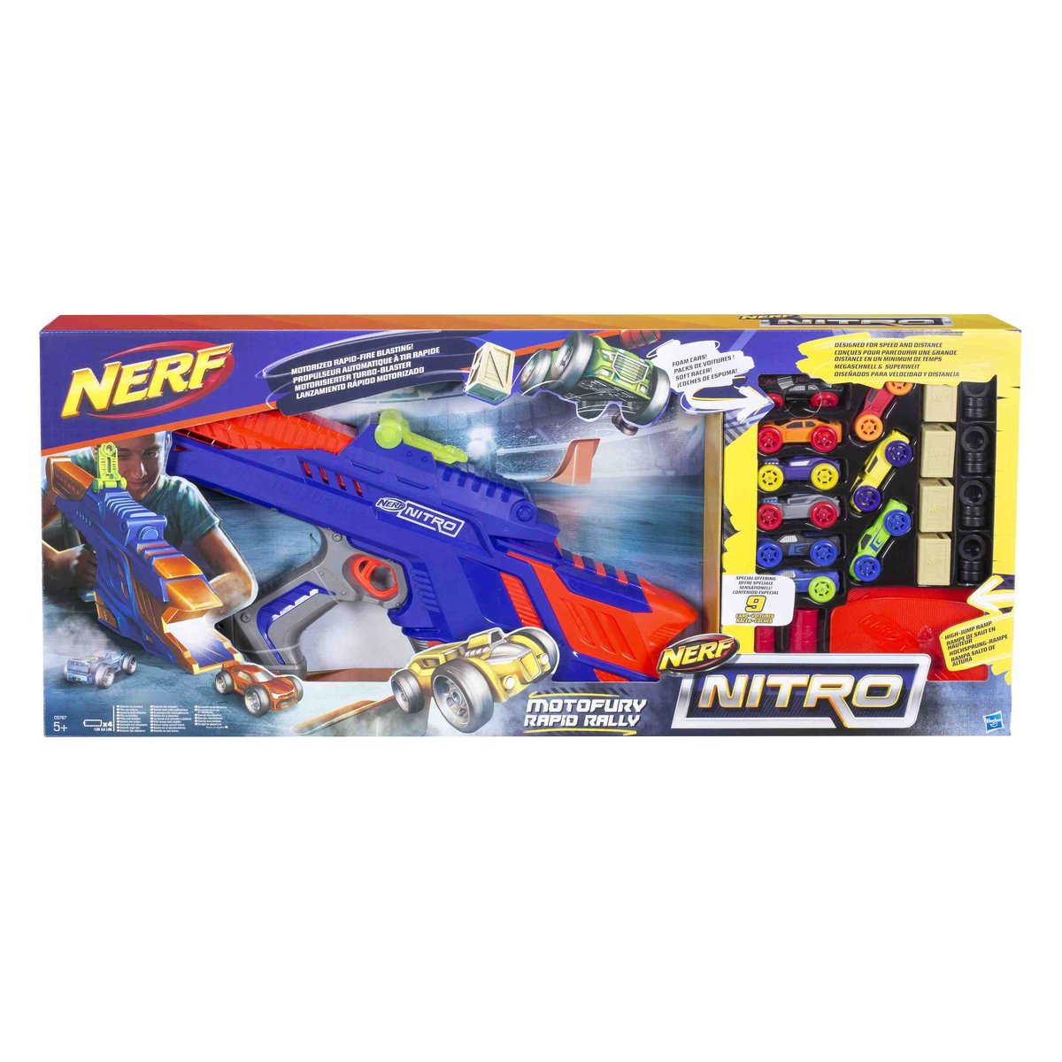 Фото - Іграшкова зброя Hasbro Nerf Nitro Motofury Rapid Rally, C0787 