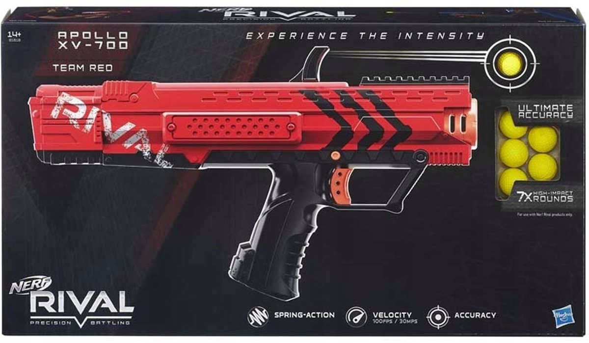 NERF RIVAL APOLLO XV700 RED Blaster DUŻA Wyrzutnia - Steiff | Sklep ...