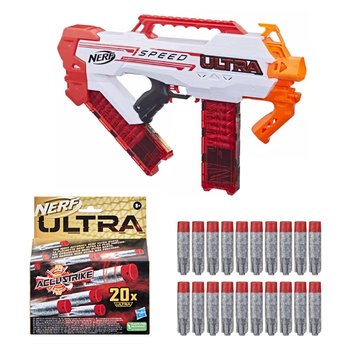 Nerf Ultra Speed F4929 + 20 strzałek Ultra Accustrike F2311 - Hasbro