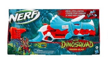 Nerf, wyrzutnia DinoSquad Tricera-Blast + 12 strzałek, F0803 - Nerf