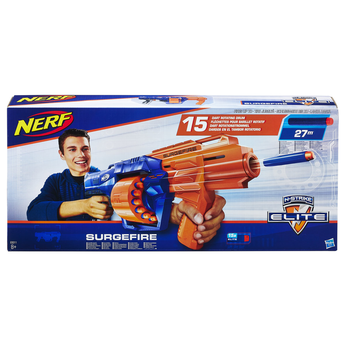 NERF, wyrzutnia, N-strike, Elite, Surgefire