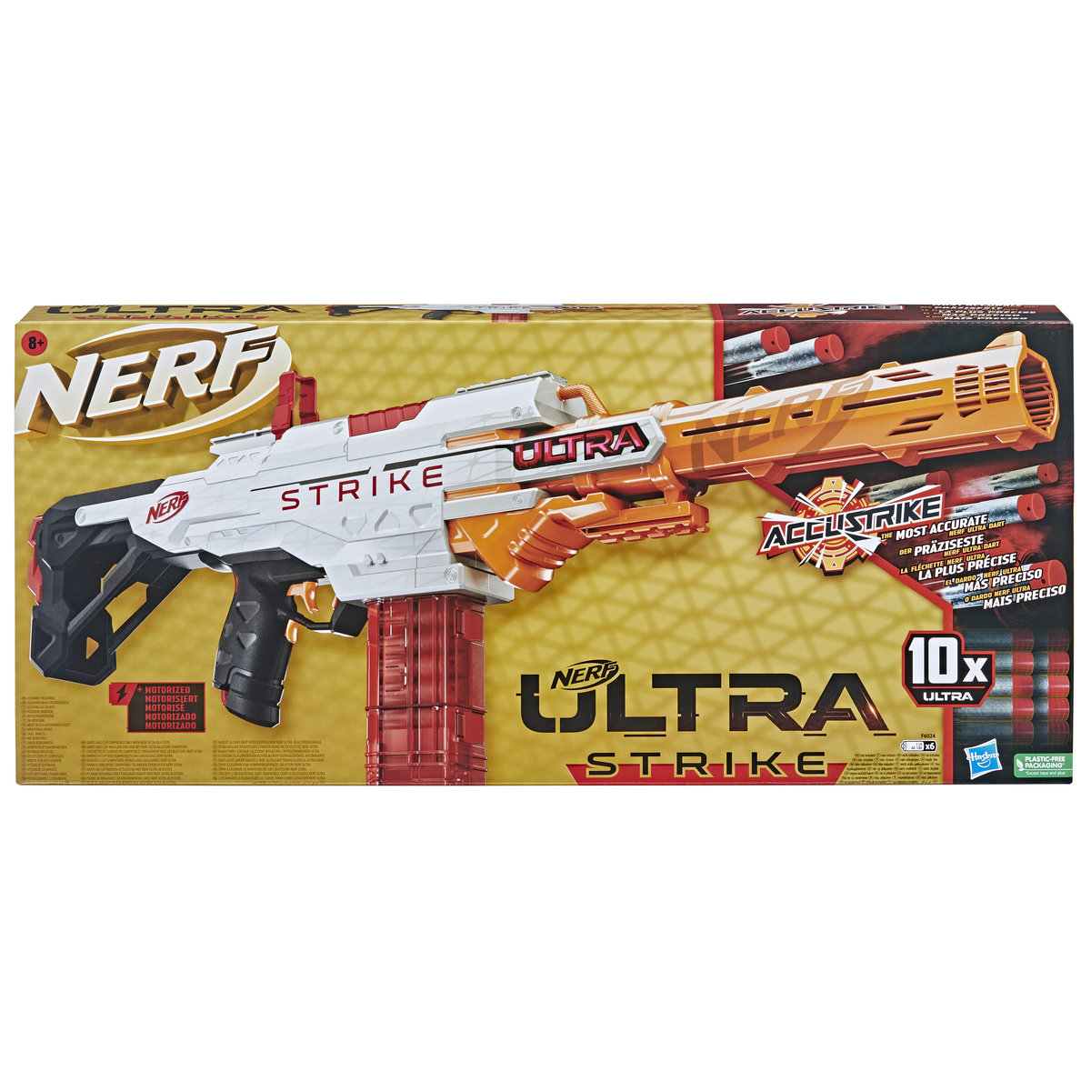 NERF ULTRA トイガン 120フィート Nerf Ultra Five Blaster 4 Nerf Ultra Darts Internal Clip