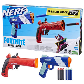 Nerf x Fortnite, wyrzutnia Dual Pack + 6 strzałek, F6243 - Nerf