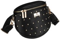 Nerka damska z ćwiekami PETERSON saszetka czarna