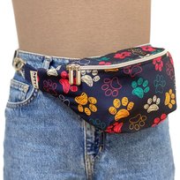 Nerka / Saszetka biodrowa - granatowe łapki