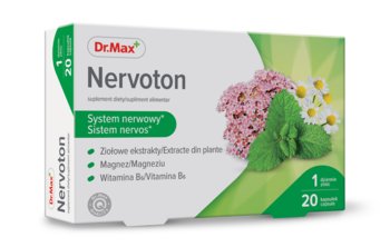 Nervoton Dr.Max, suplement diety, 20 kapsułek  - Dr.Max Pharma