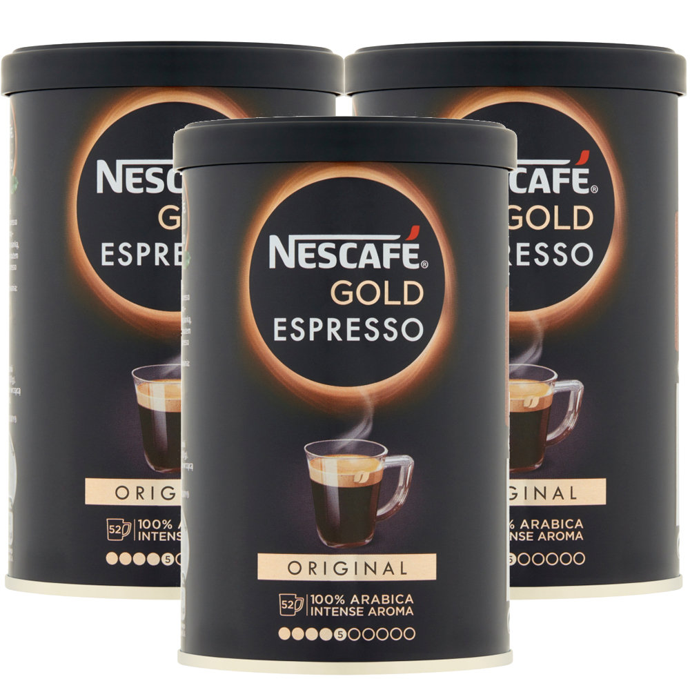 Nescafé Gold Espresso Original puszka 3 pack 3x 95g Nestle Sklep