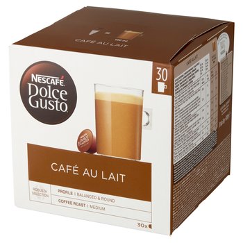 Nescafe, kawa kapsułki Dolce Gusto Cafe Au Lait, 30 kapsułek - Nescafe Dolce Gusto