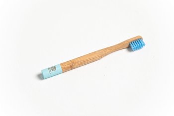 Nested, Bambusowa szczoteczka do zębów dla dzieci, Niebieska - Nested