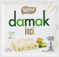 Nestle Damak İnci - Turecka Biała Czekolada z Pistacjami 60g