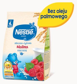 Nestle, Kaszka mleczno-ryżowa malina dla niemowląt po 4 miesiącu, 230 g - Nestle