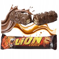 NESTLÉ Lion Chocolate Chrupiący Wafelek Baton z Czekoladą Karmelem 42g