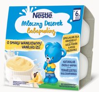 Nestle, Mleczny deserek o smaku waniliowym dla niemowląt po 6 miesiącu, 400 g