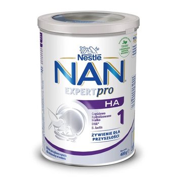 Nestle, Nan Expert Pro HA 1, Hypoalergiczne mleko początkowe dla niemowląt od urodzenia, 400 g - NAN