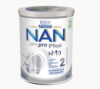 Nestle, Nan OptiPro Plus 2, HM-O, Mleko następne dla niemowląt po 6 miesiącu, 800 g 