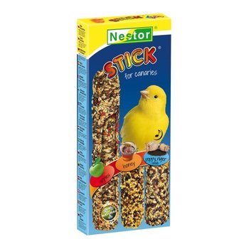 Nestor Kolba 3 W 1 Dla Kanarków - Jabłka, Miód, Mak I Murzynek 130G - Nestor