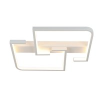 NETTLIFE 19W Nowoczesna lampa sufitowa LED, 30 cm Ciepła biel 3000K Designerska lampa sufitowa do sypialni, salonu, gabinetu