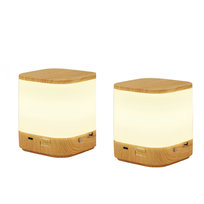 NETTLIFE 2-pak lamp stołowych LED z 3 temperaturami barwowymi, lampka nocna, akumulator 3600 mAh, ładowanie przez USB