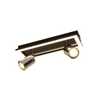 NETTLIFE 2-płomienny GU10 nowoczesny ciepły biały regulowany reflektor sufitowy LED 12W