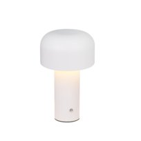 NETTLIFE 2W ściemnialna, zasilana bateryjnie, bezprzewodowa lampa stołowa LED do sypialni, mała lampa w kształcie grzybka