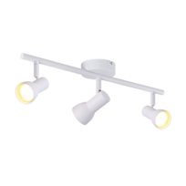 NETTLIFE 3-płomieniowy reflektor sufitowy GU10, obrotowy o 350° do salonu i kuchni