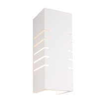 NETTLIFE Biała lampa ścienna do wnętrz E14 góra dół nowoczesna lampa do korytarza schody tynk