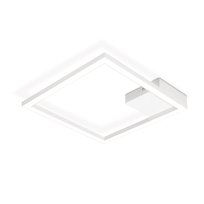 NETTLIFE biała lampa sufitowa LED 12W nowoczesna ciepła biel 3000K
