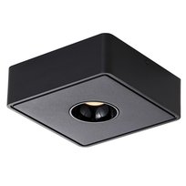 NETTLIFE Czarny reflektor sufitowy LED 7W kątowy montaż powierzchniowy Ciepła biel Mała lampa sufitowa do salonu sypialni